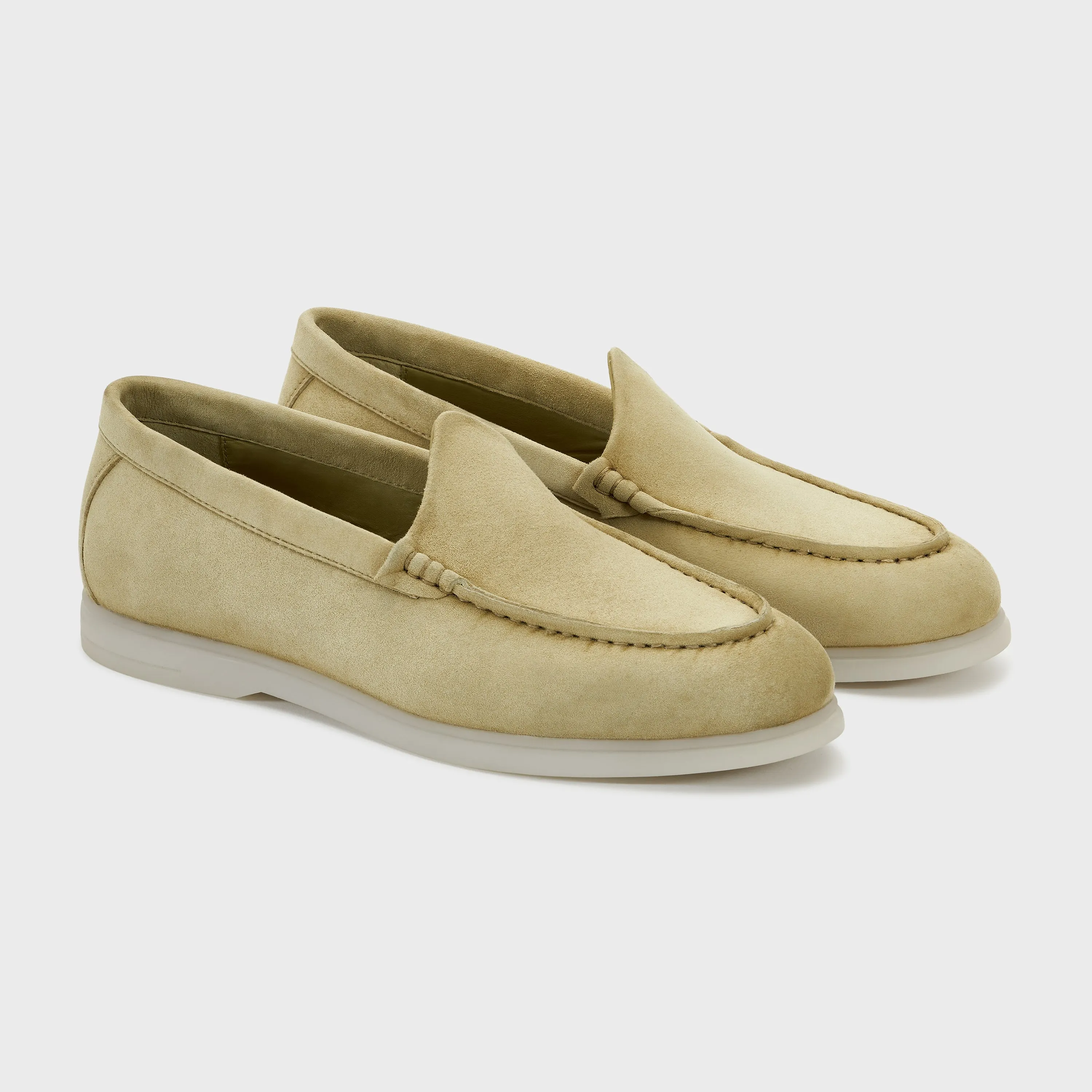Nagra Loafer | Sage Green Suede