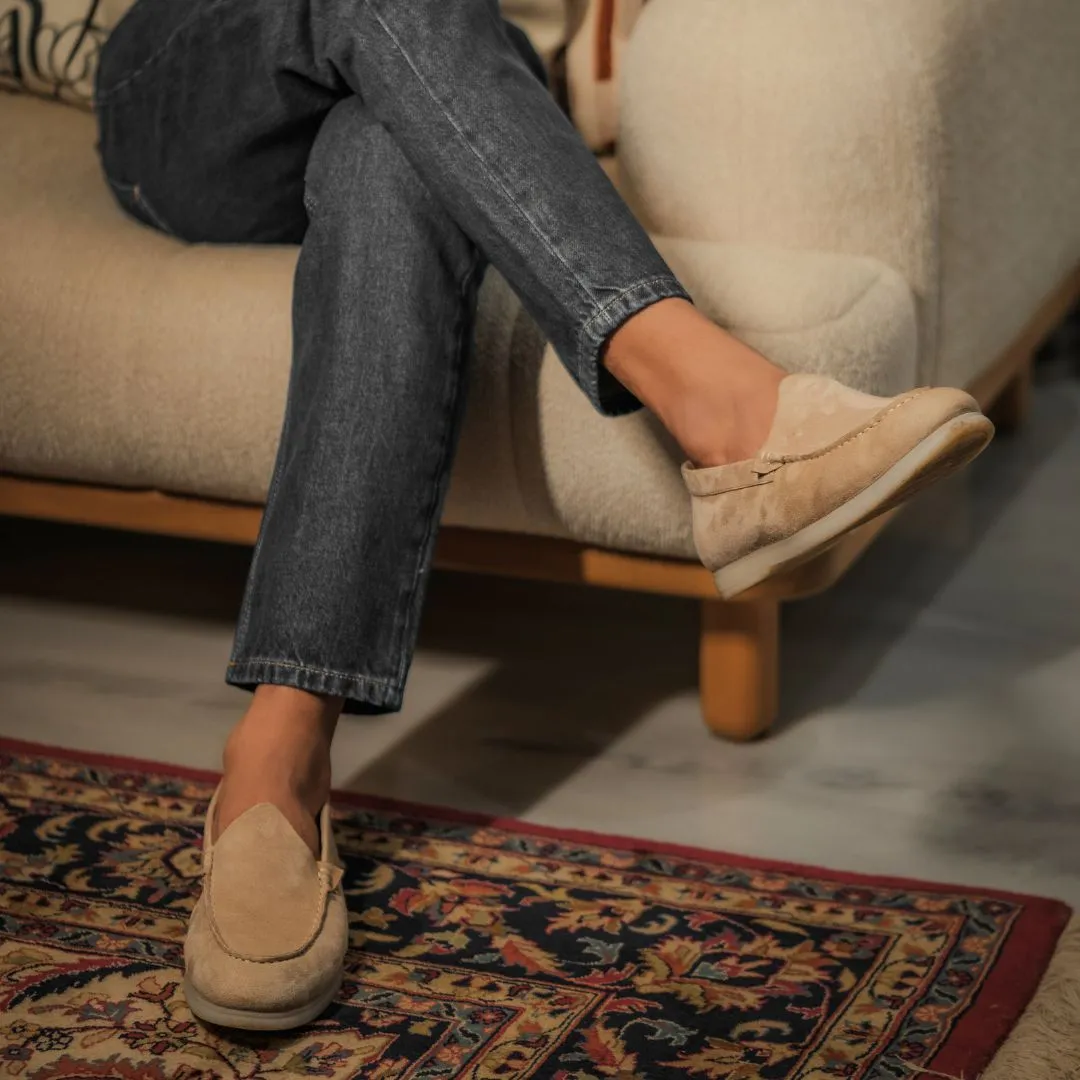 Nagra Loafer | Sand Suede