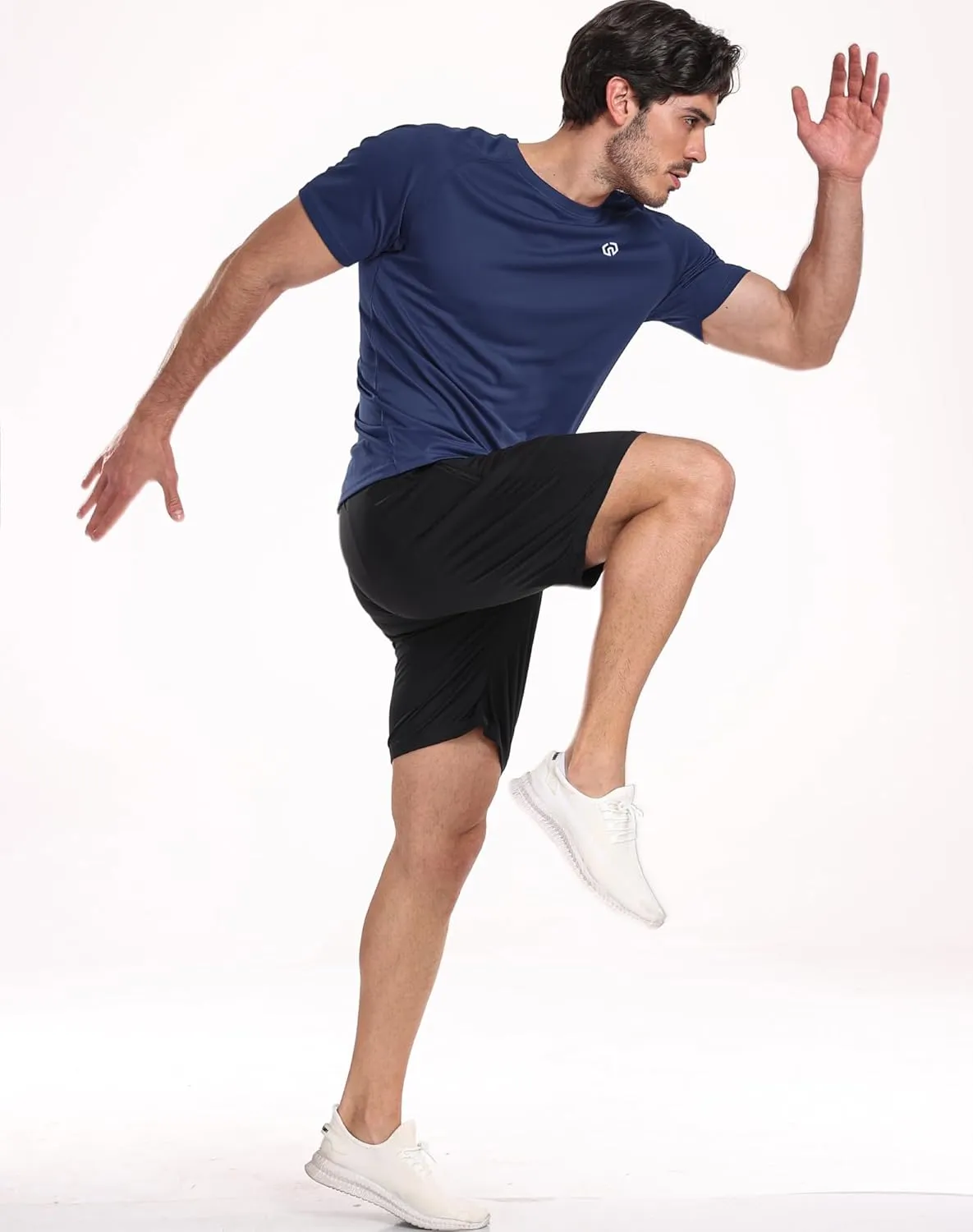 NELEUS Men's Dry Fit Athletic Running Shirt