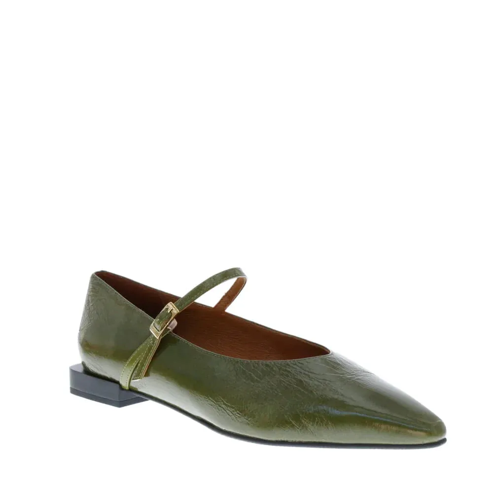 NEO 24503 VENICE KIWI FLAT STRAP PUMP