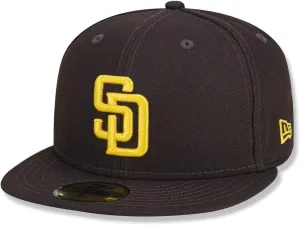 New Era San Diego Padres Authentic On-Field 59FIFTY Fitted Hat - Brown (as1, Numeric, Numeric_7_and_1_Quarter)