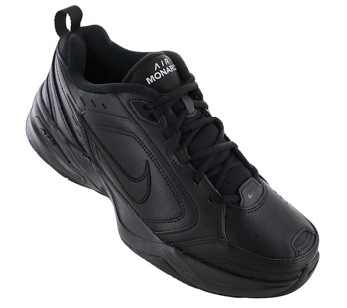 Nike Air Monarch IV - Herren Sneakers Schuhe Schwarz 415445-001