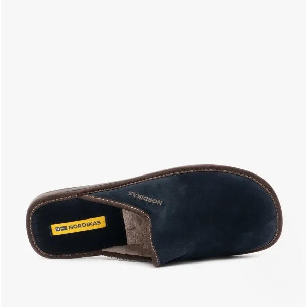 Nordikas 131 (AFELPADO) Mens Mule Slippers Marine