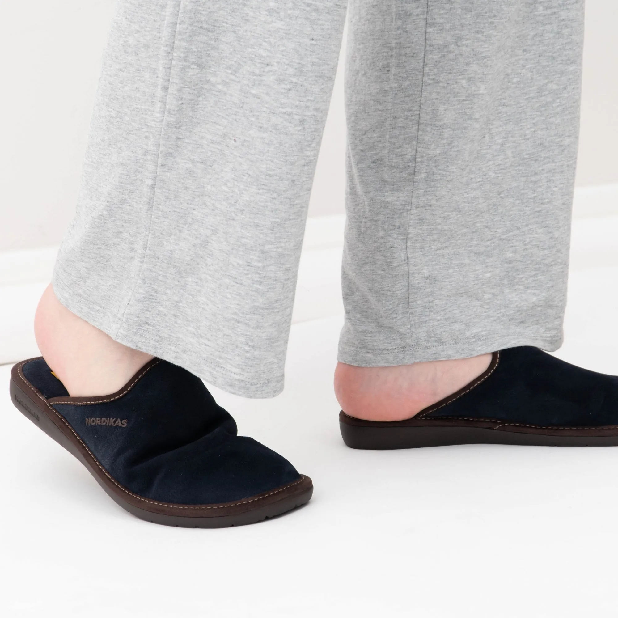 Nordikas 131 (AFELPADO) Mens Mule Slippers Marine