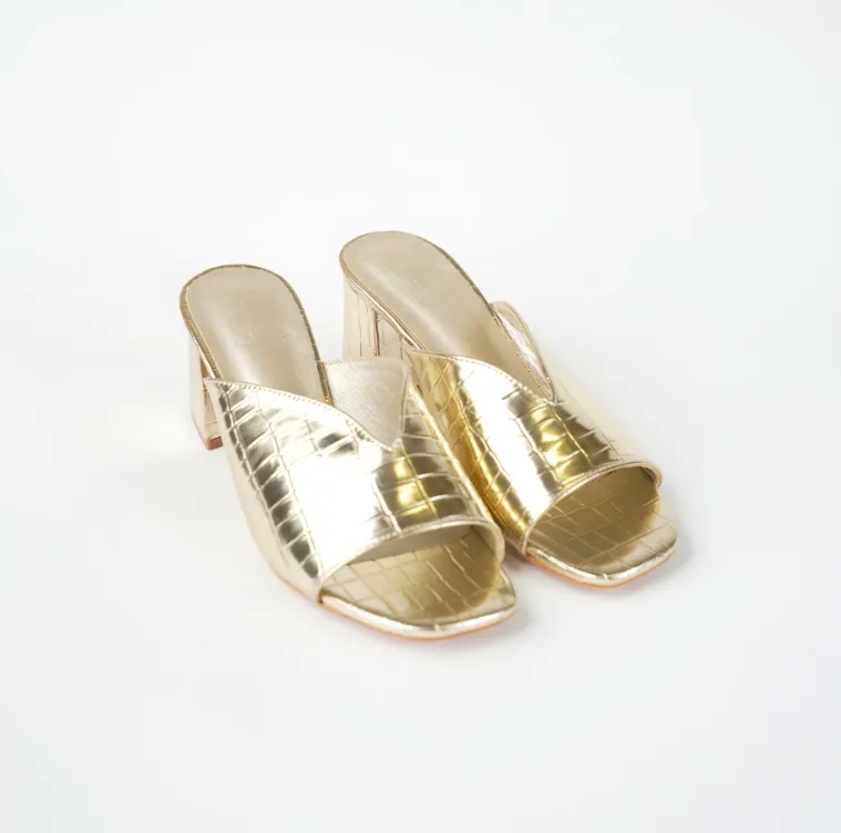 Open Block Heel