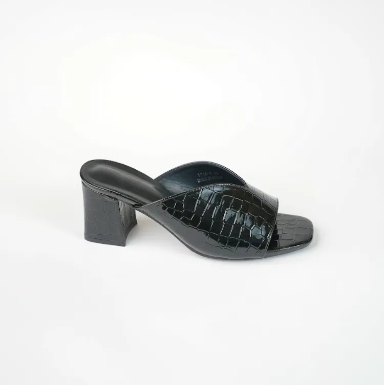 Open Block Heel