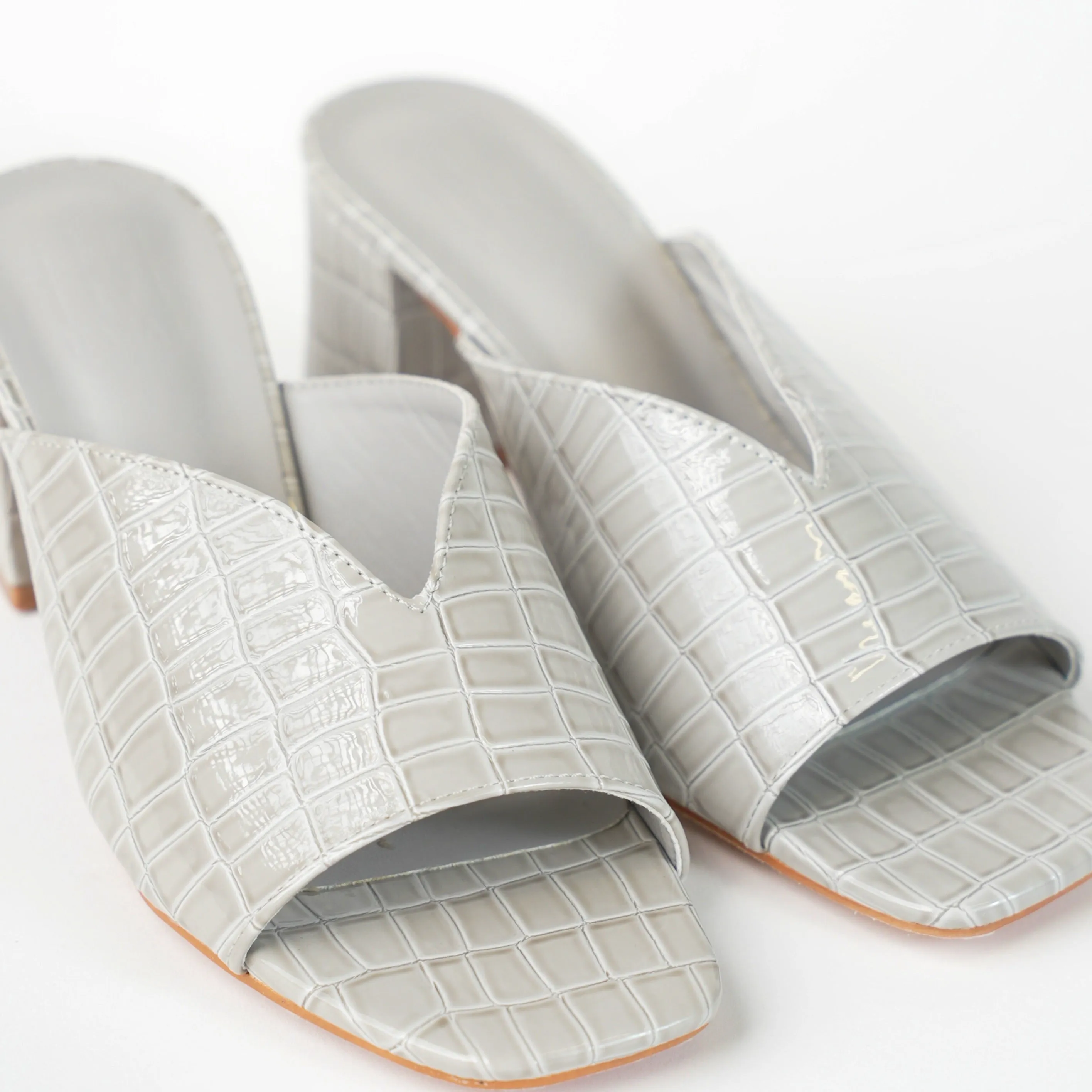 Open Block Heel
