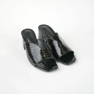 Open Block Heel