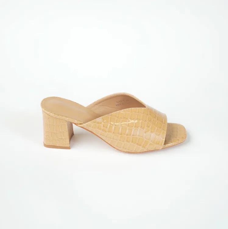 Open Block Heel