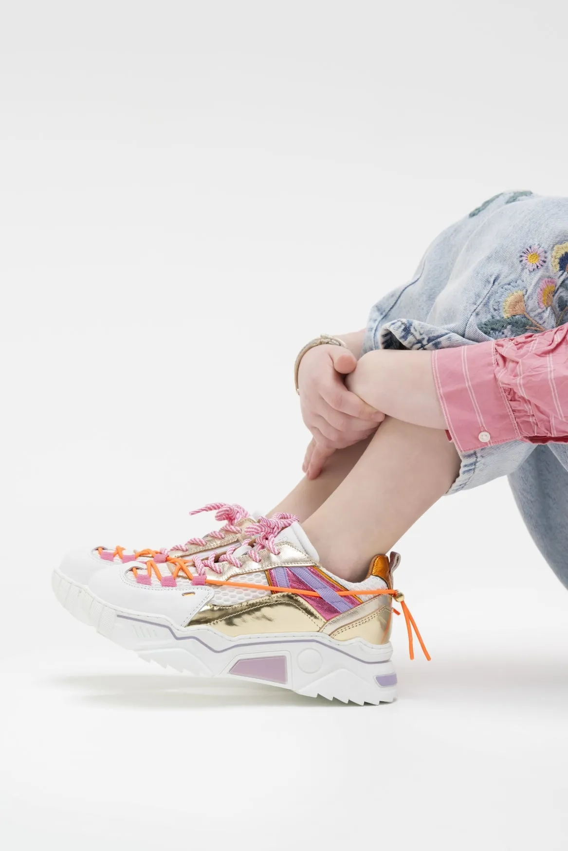 ORION KIDS - Sneakers | Champagne / Pink