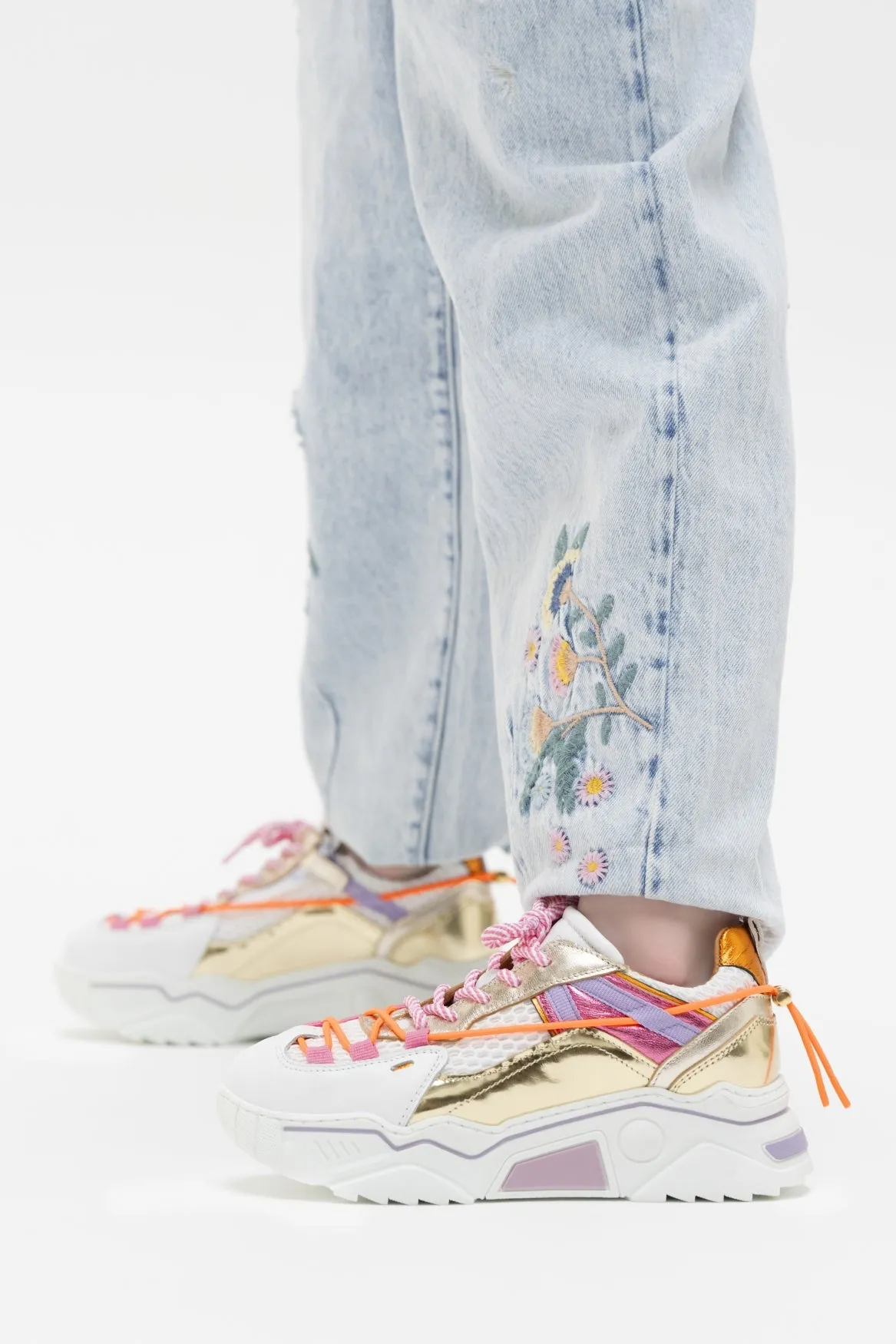 ORION KIDS - Sneakers | Champagne / Pink