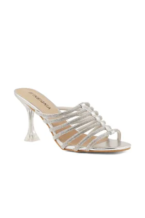 Party Wear Slip On I29236-Silver