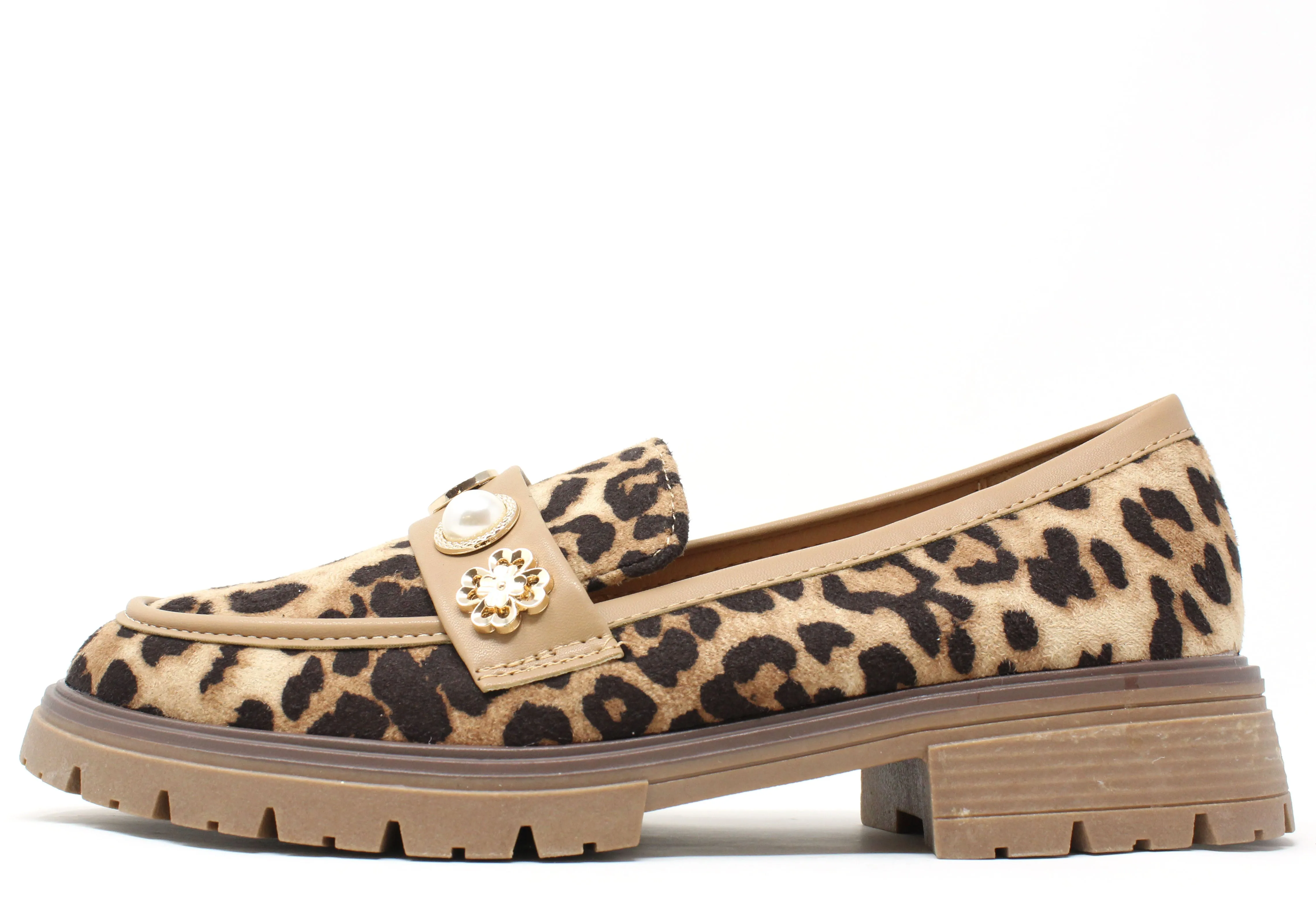Pearl and Floral Loafer