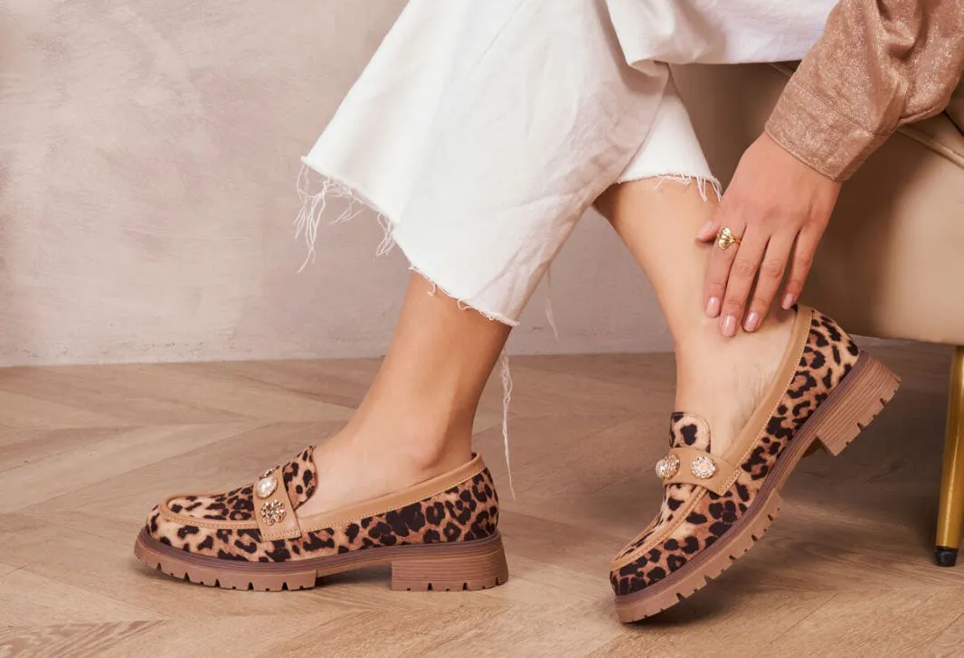 Pearl and Floral Loafer