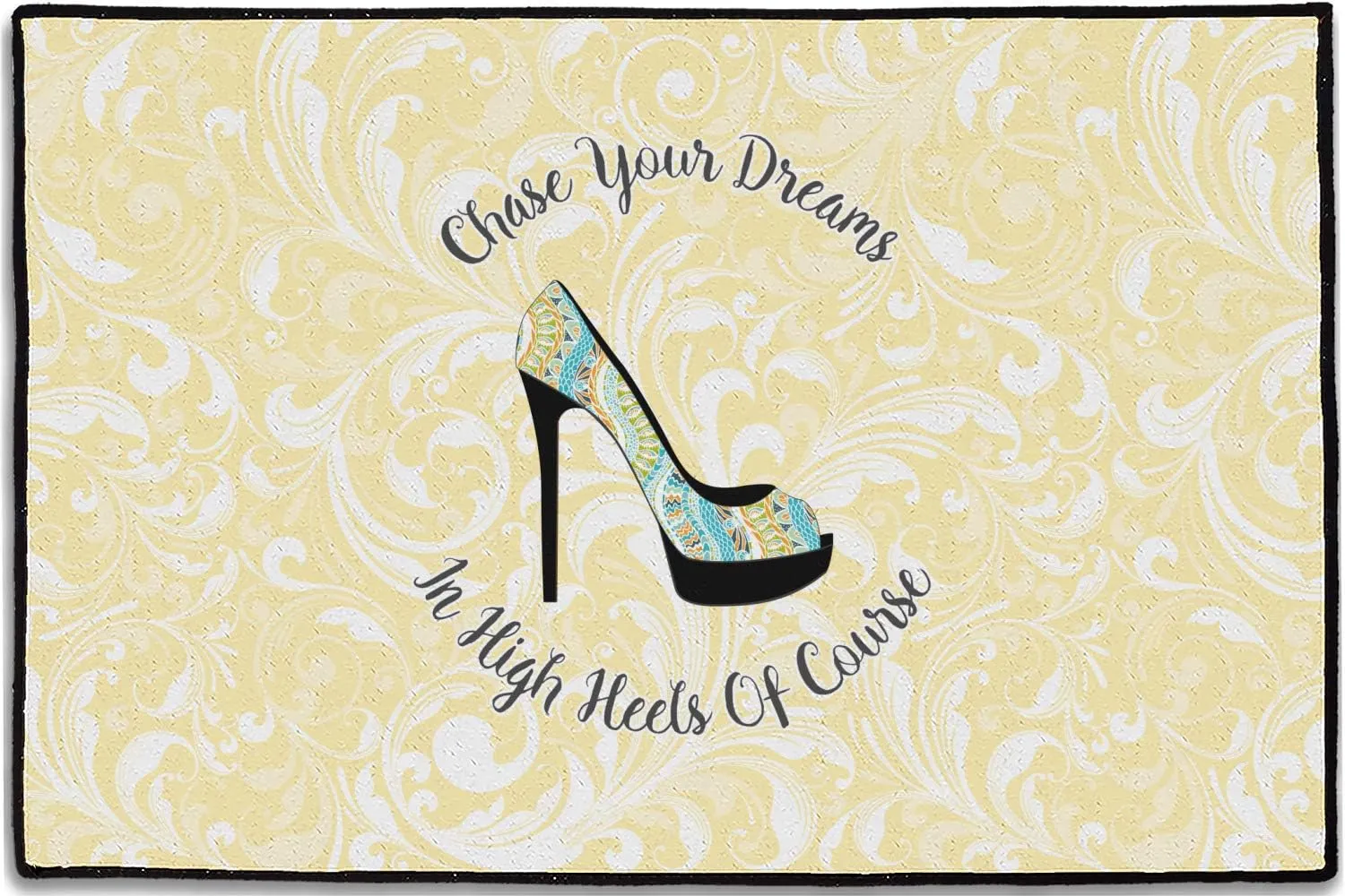 Personalized High Heels Door Mat - 36"x24"