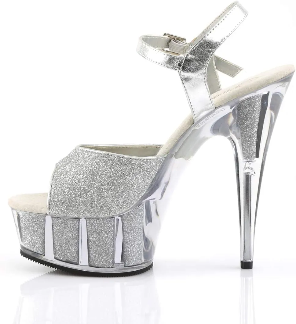 Pleaser Women's Delight-609-5G Ankle-Strap Sandal