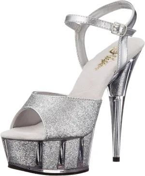 Pleaser Women's Delight-609-5G Ankle-Strap Sandal