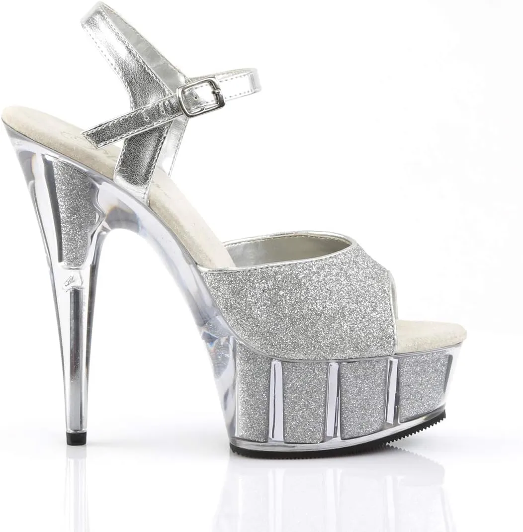 Pleaser Women's Delight-609-5G Ankle-Strap Sandal