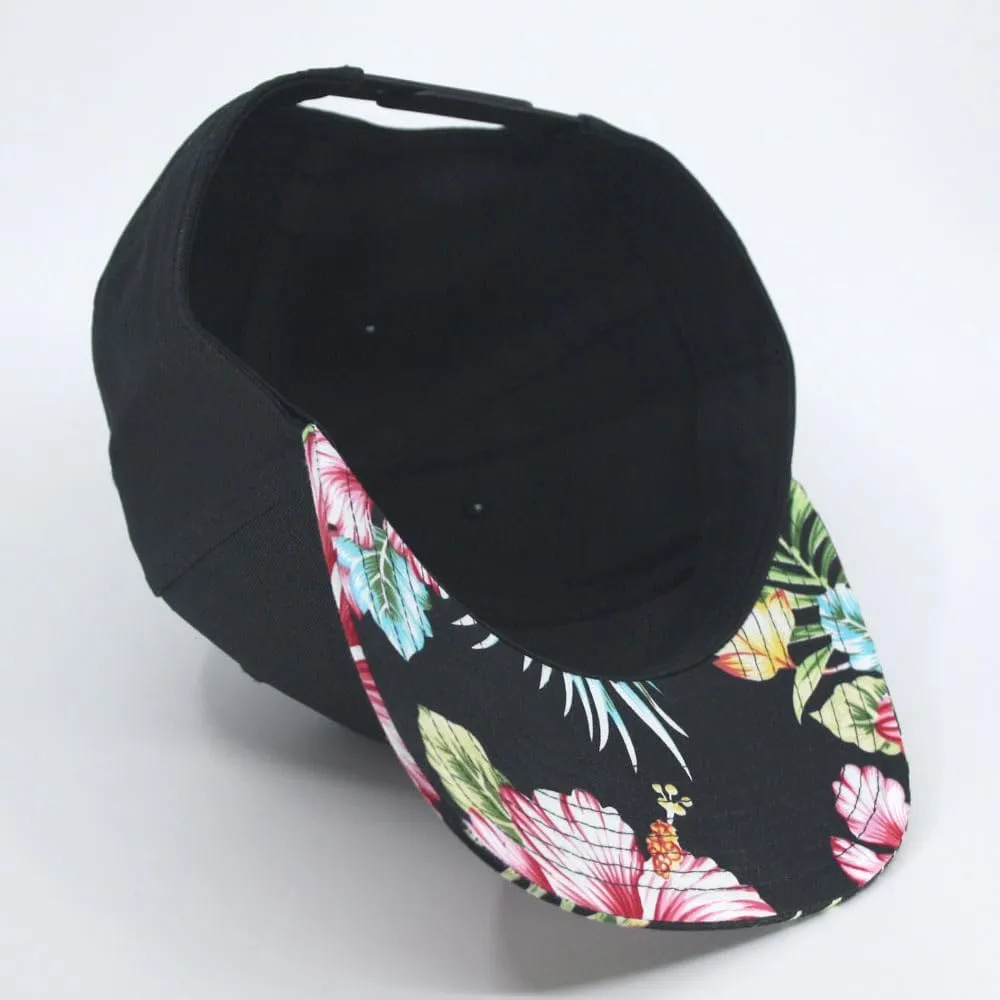 Premium Plain Cotton Twill Adjustable Flat Bill Snapback Hats Baseball Caps