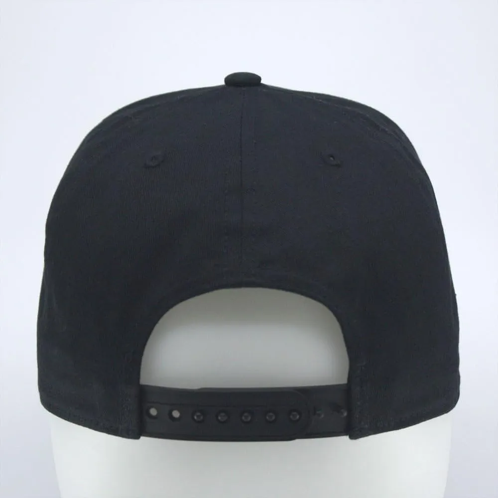 Premium Plain Cotton Twill Adjustable Flat Bill Snapback Hats Baseball Caps