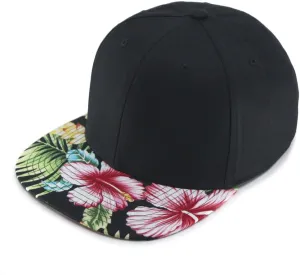 Premium Plain Cotton Twill Adjustable Flat Bill Snapback Hats Baseball Caps