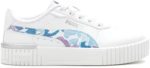 Puma - Kids Carina 2.0 First Frost Shoes, Color Puma White/Day Dream/Puma Silver, Size: 2 M US Little Kid