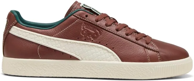 PUMA Mens Clyde Palais Artisan Lace Up Sneakers Shoes Casual - Brown - Size 13 M