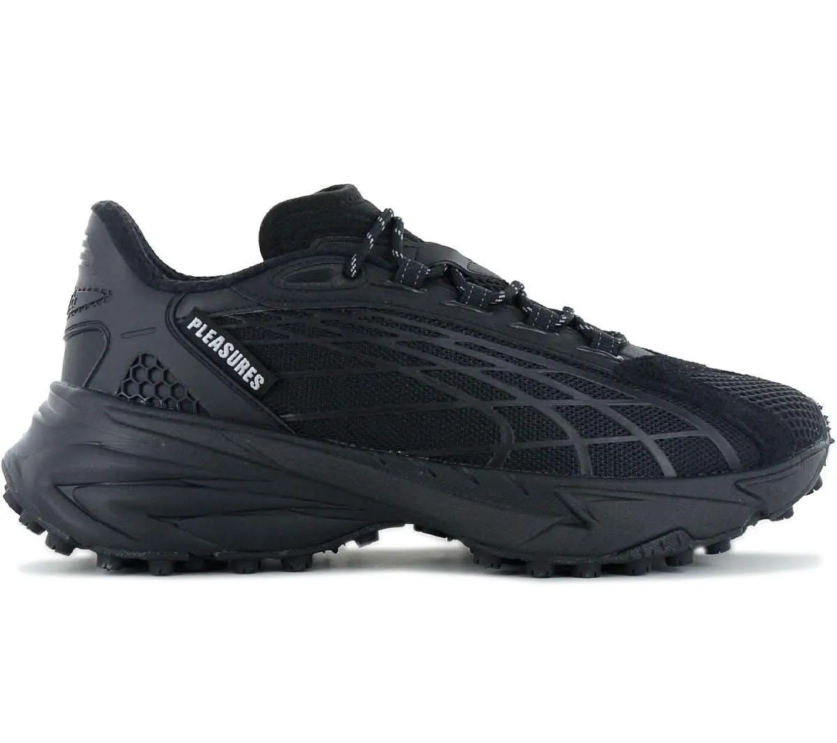 Puma x Pleasures - Spirex - Herren Sneakers Schuhe Schwarz 396037-01