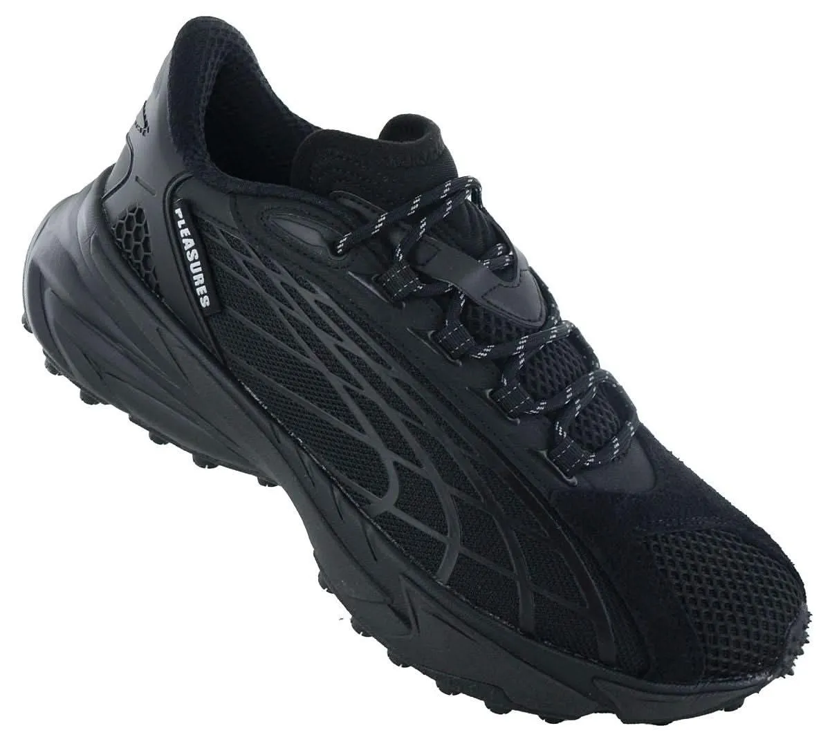 Puma x Pleasures - Spirex - Herren Sneakers Schuhe Schwarz 396037-01