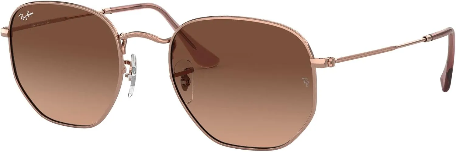 Ray-Ban RB3548N Hexagonal Flat Lens Sunglasses