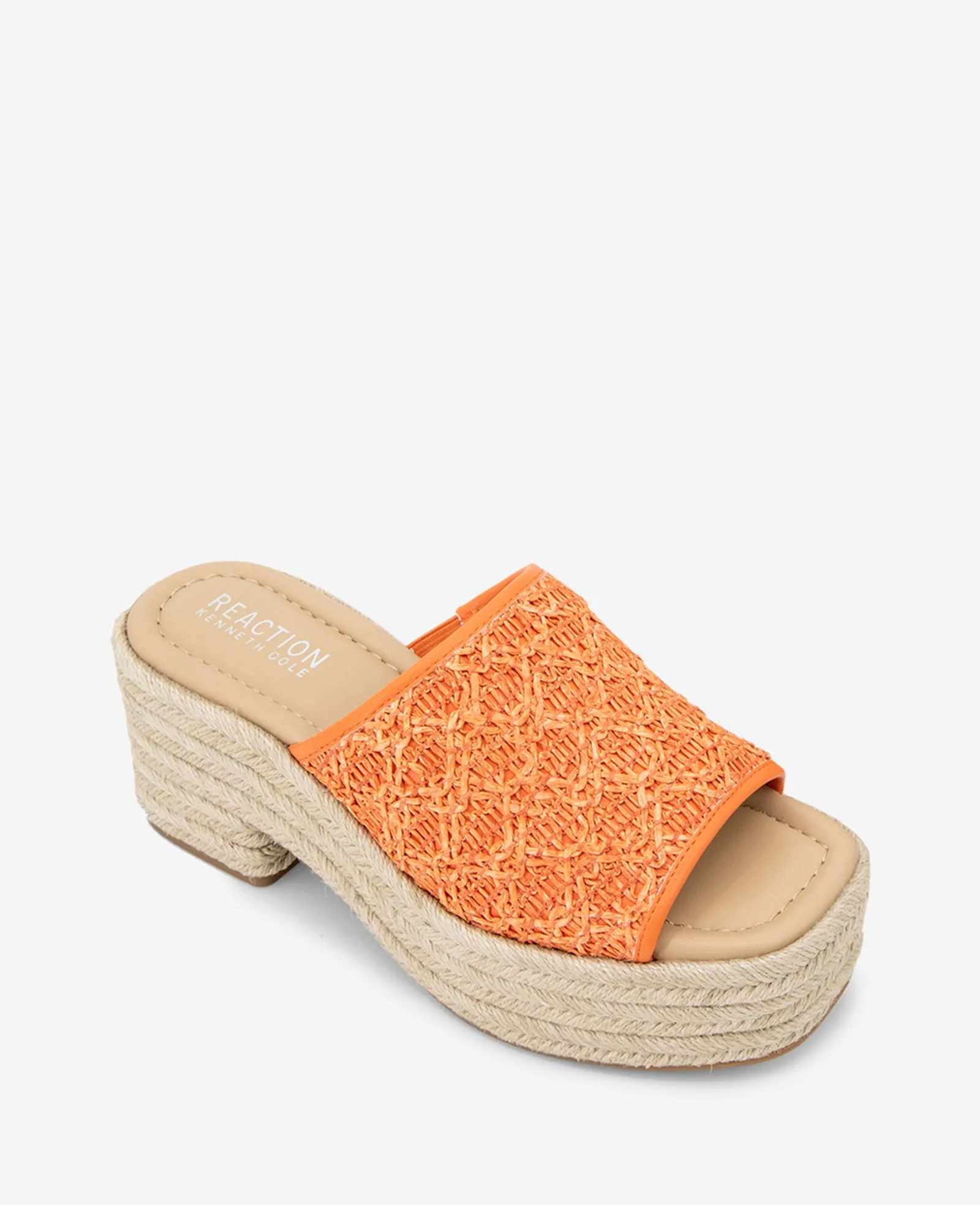 REACTION - Elissa Platform Raffia Sandal