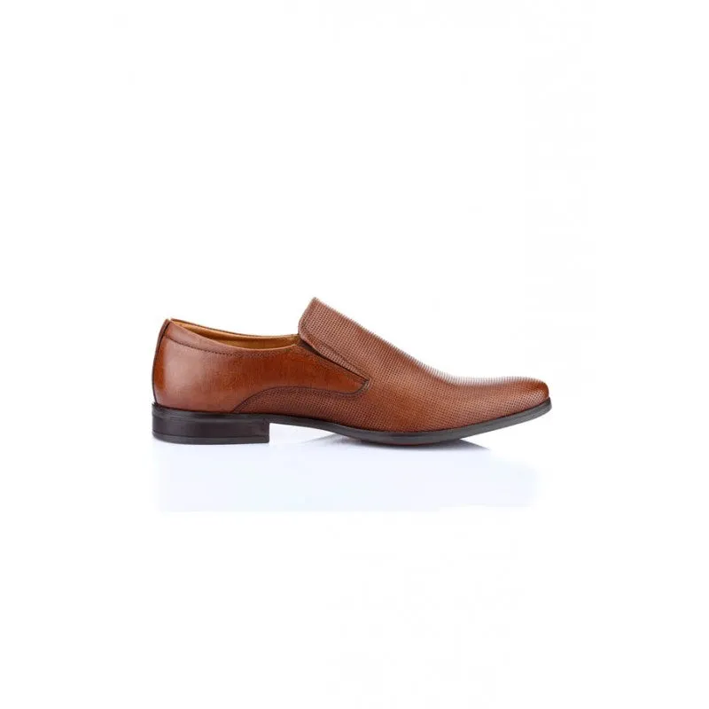 RedTape Men Tan Slip On Shoes