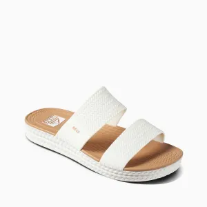Reef Women Water Vista Slide - White/Tan