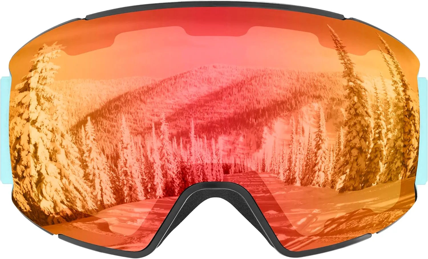 Retrospec Zenith Ski Goggles - Snowboard Goggles for Men, Women, Boys & Girls - 100% UV Protection, Anti-Fog Snow Goggles