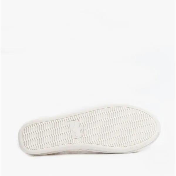 Rocket Dog ROSIE WINETTE Womens Faux Fur Mule Slippers Off White