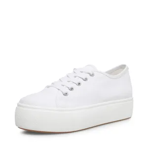 Round Flatform Toe Reliable customer care Vulcanized Problem-free return Milsole White  Madden Sneakers Lace-up Elore Steve