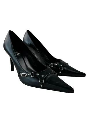 SACHI VINTAGE (AS IS) Pointed Harness Stiletto
