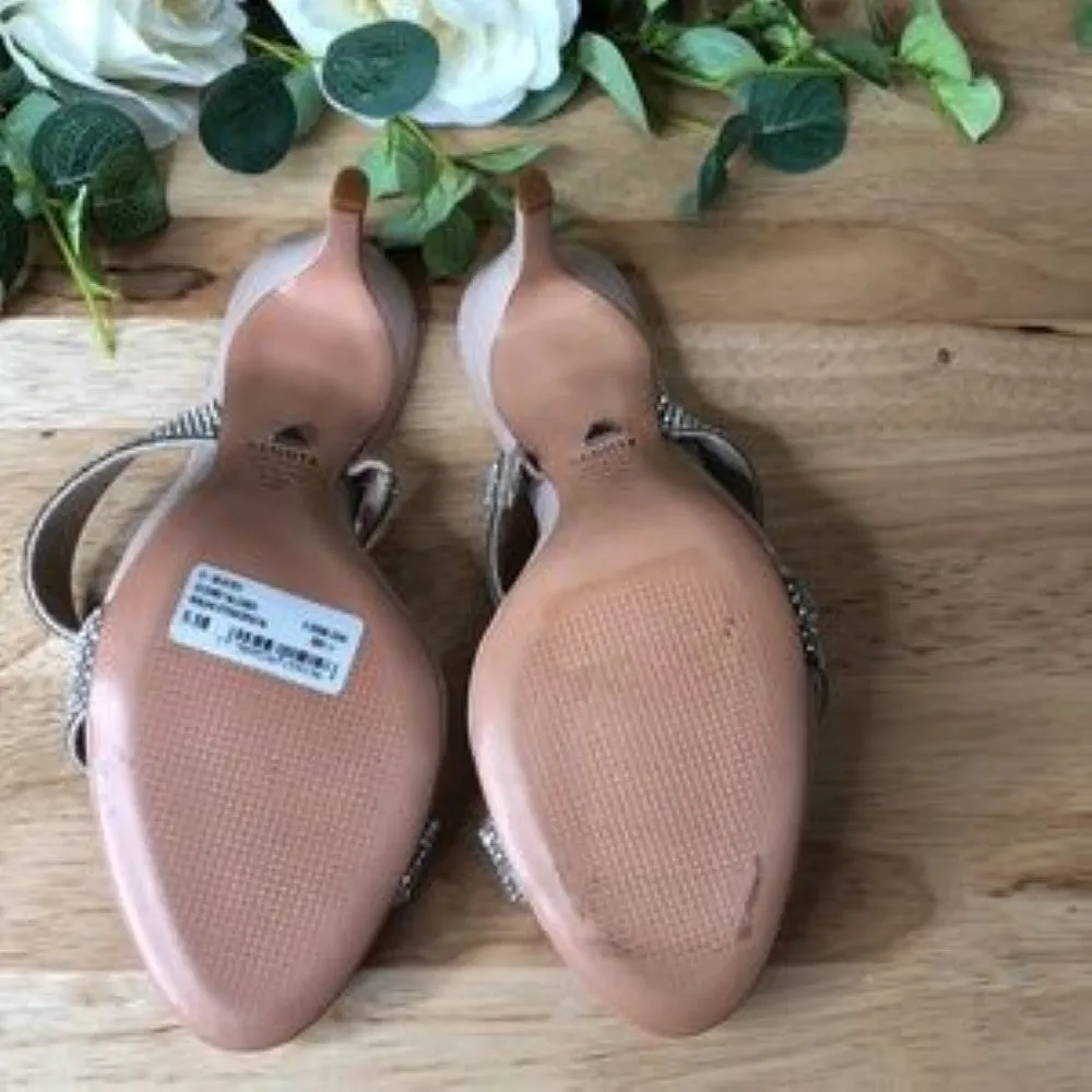 Schutz  Beatriz Leather Open Toe Casual Mule Sandals
