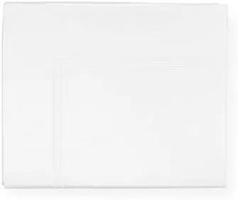 Sferra Grande Hotel Flat Sheet - King - White/White