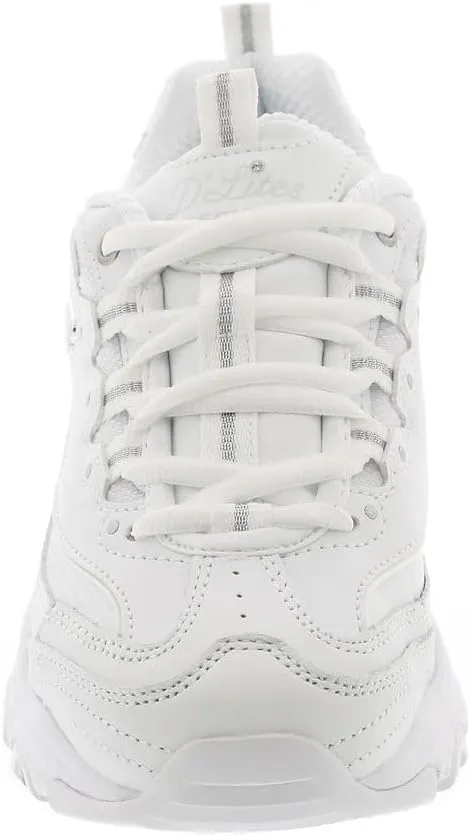 Skechers Women's D'Lites Fresh Start Memory Foam Lace-up Sneaker Fashion