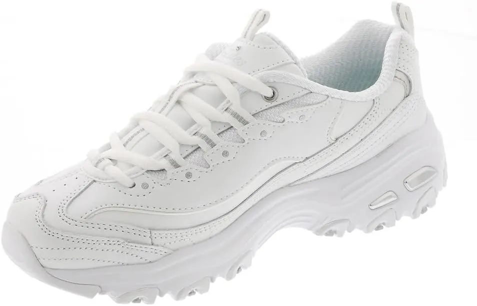 Skechers Women's D'Lites Fresh Start Memory Foam Lace-up Sneaker Fashion