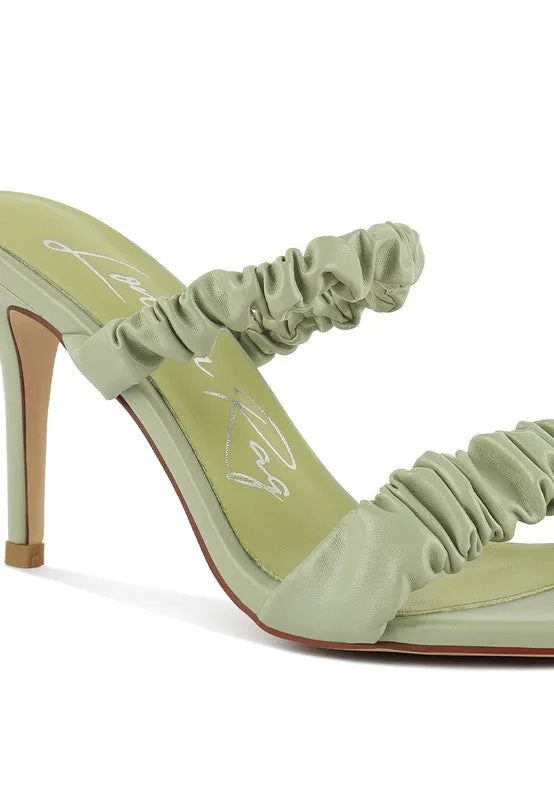 Slip On Heeled Sandal