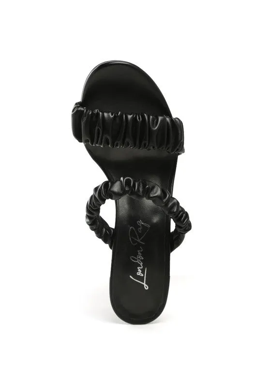 Slip On Heeled Sandal