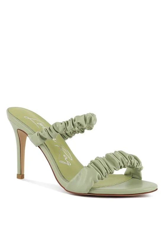 Slip On Heeled Sandal