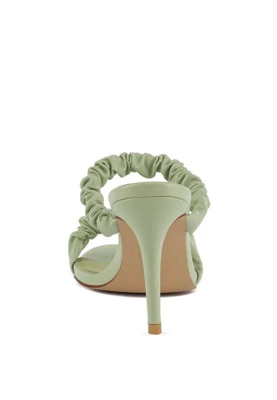 Slip On Heeled Sandal