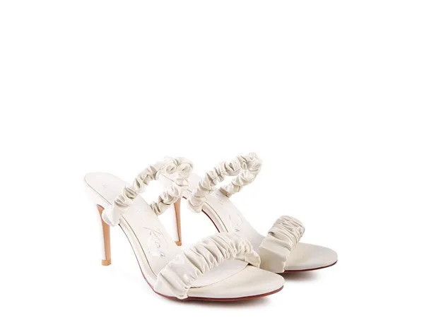 Slip On Heeled Sandal