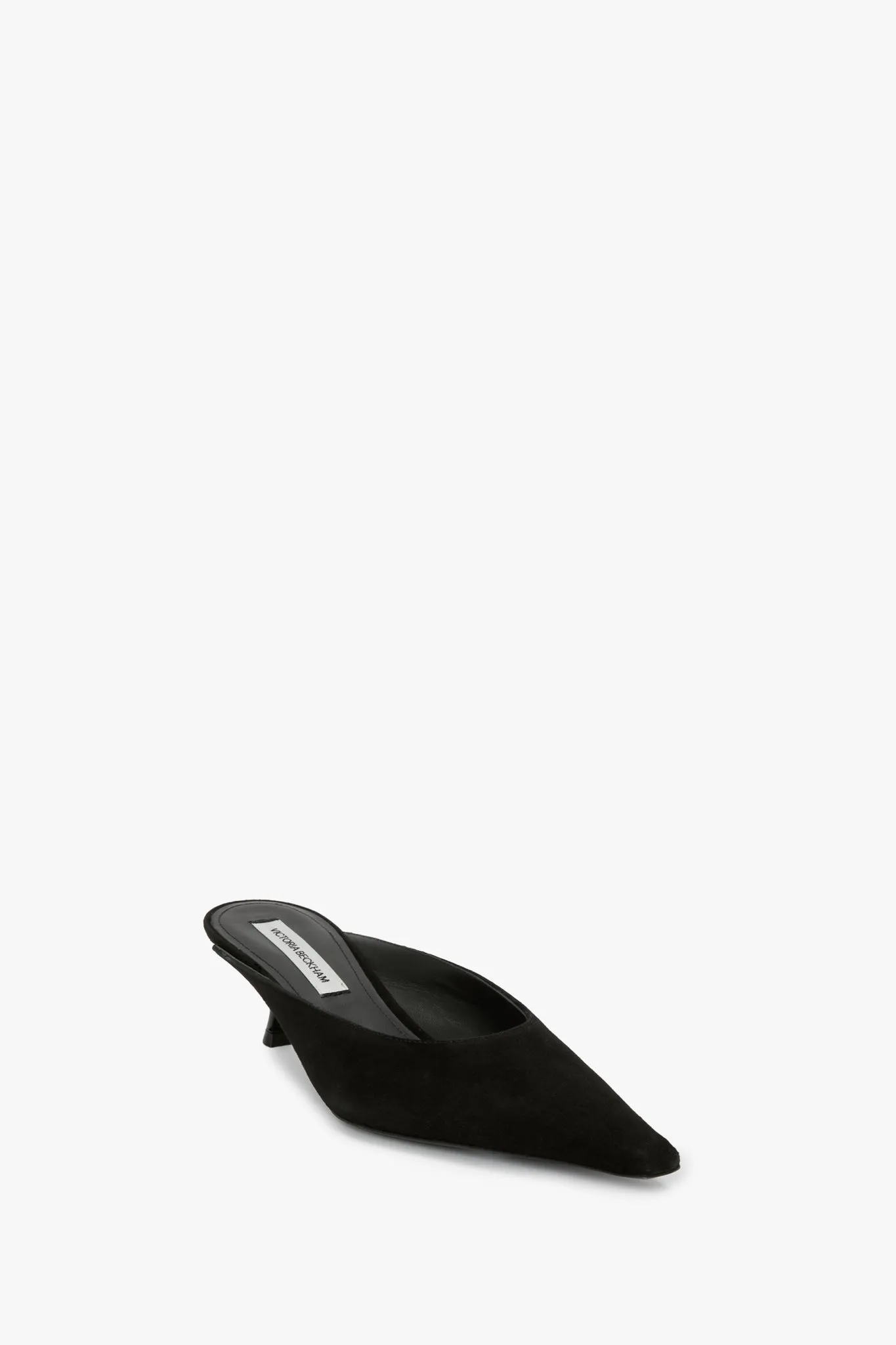 Sloan Mule In Black Suede