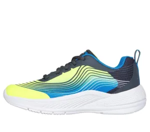 Sneaker Yellow/Blue Get it before it's Easy tracking Boys 2 Skechers MICROSPEC Little Advance Kid