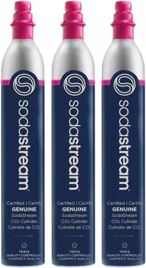 sodastream 60 L Co2 Carbonator, No Exchange or Gift Card. Quick Connect ONLY (Only works with Soda Stream machines that use Quick Connect)