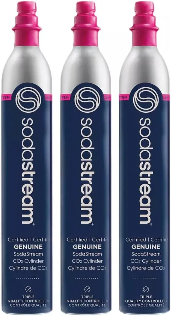 sodastream 60 L Co2 Carbonator, No Exchange or Gift Card. Quick Connect ONLY (Only works with Soda Stream machines that use Quick Connect)